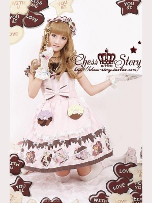 Chess Story Chocolate Party lolita dress OP